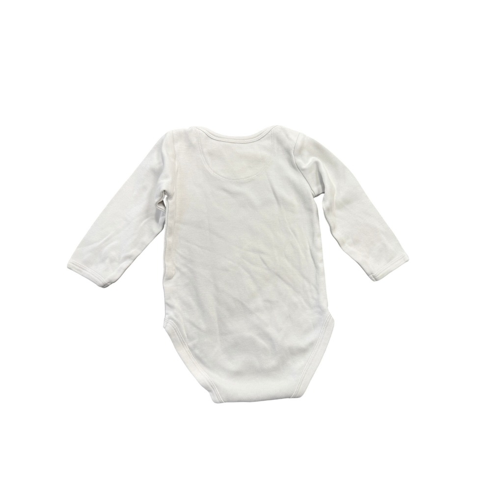 Pact Organic Cotton Long Sleeve Bodysuit Off White‎ 9-12 Months Baby Kids
